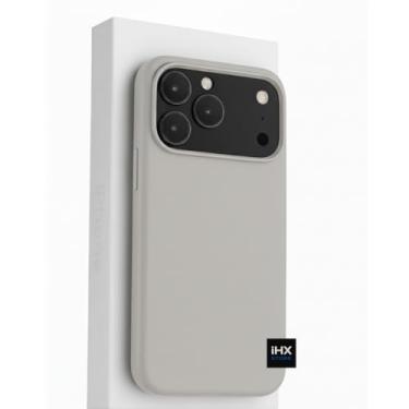 Imagem de Capa Case Premium de Couro Slim para iPhone 17 Pro Max Compatível com Mag-safe Anti-Impacto (CINZA)