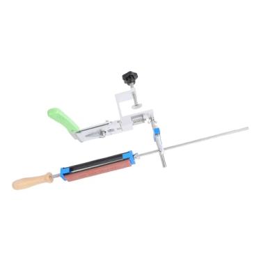 Imagem de Aoresac Ferramenta de Afiação Guiada Com 6 Pedras de Afiar, Fácil Usar para Lâminas Cozinha e Externas, Material Durável Com Controle Precisão (Com 6 pedras de amolar)