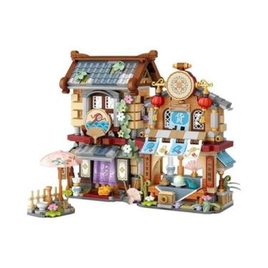 Imagem de Blocos De Montar Para Crianças Série Loz Street View Modelo De Loja De