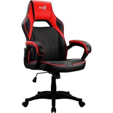 Imagem de Cadeira Aerocool Ac40c Air Preto/vermelho Pct /1