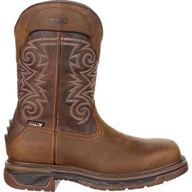 Imagem de Rocky Men's 12'' Iron Skull Composite Toe Waterproof Western Boots