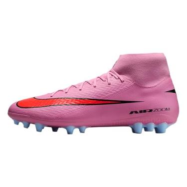 Imagem de Nike Chuteiras de futebol Mercurial Superfly 10 Academy Artificial-Grass de cano alto (Magic Flamingo/carmesim total/preto), Magic Flamingo/Total Crimson/Preto, 43