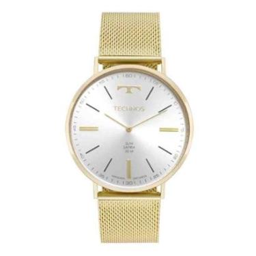Imagem de Relógio Technos Slim Dourado Masculino 2025LTZ/1C-Masculino