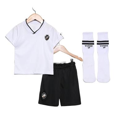 Imagem de Conjunto Infantil Vasco Uniforme Dry Oficial