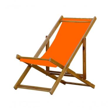 Imagem de Espreguiçadeira Preguiçosa Dobrável Mel Sb-laranja