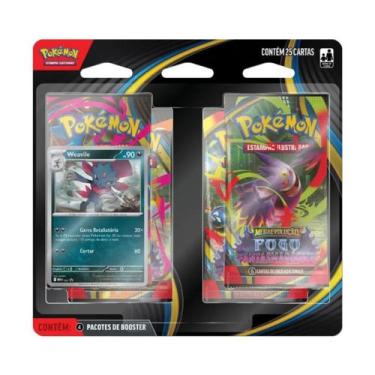 Imagem de Pokémon Tcg Quadruplo Weavile Fogo Fantasmagorico Copag