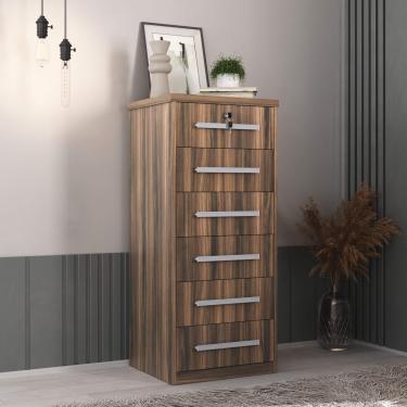 Imagem de Cômoda 6 Gavetas com Fechadura 1343 Ilan San Remo