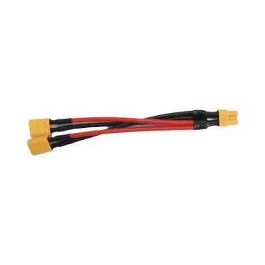 Imagem de Cabo Paralelo XT30 Fêmea-Macho De 10CM 16AWG Para Carregador De Bateri