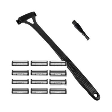 Imagem de Barbeador De Costas Masculino Com Cabo Longo, Dobrável E Seguro, Para 