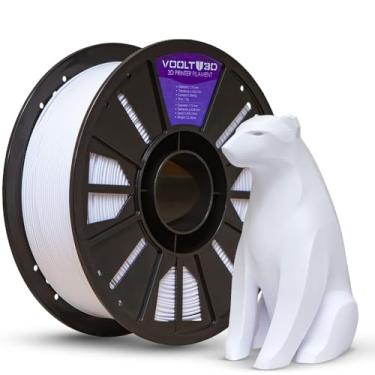 Imagem de Filamento PLA Velvet High Speed 1Kg 1,75mm Efeito Aveludado Impressora 3D FDM Voolt3D (Branco Velvet)