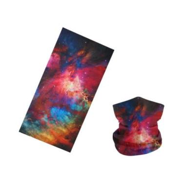 Imagem de Bandana De Ciclismo Unissex Com Estampa De Estrelas, Sem Costura, Prot