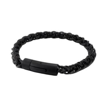 Imagem de Pulseira Masculina Vintage Gótica Com Caveira, Joia Rock Punk Para Mot