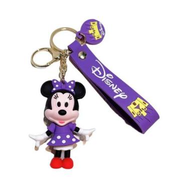 Imagem de Chaveiro Fofo Do Mickey E Da Minnie, Série De Desenhos Animados Da Dis