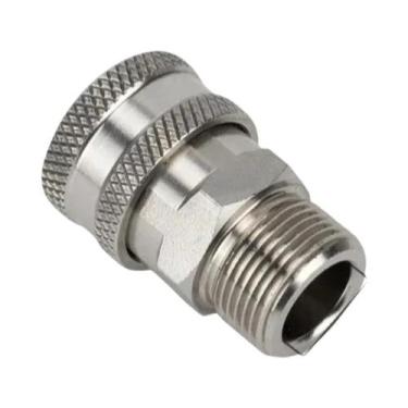 Imagem de Conector Giratório De 14mm 15mm M22 Para Lavadora De Pressão 360 graus