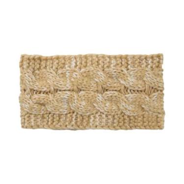 Imagem de Faixa De Cabeça Feminina Quente De Inverno Antiderrapante Com Forro De