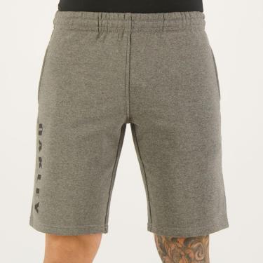 Imagem de Bermuda Moletom Oakley Crossrange Dry Cinza Escuro-Masculino