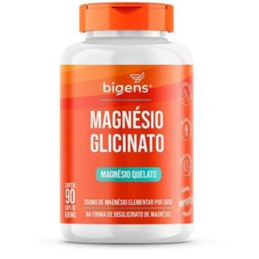 Imagem de Magnésio Glicinato Quelato 350mg Elementar 90 Caps - Bigens-Unissex