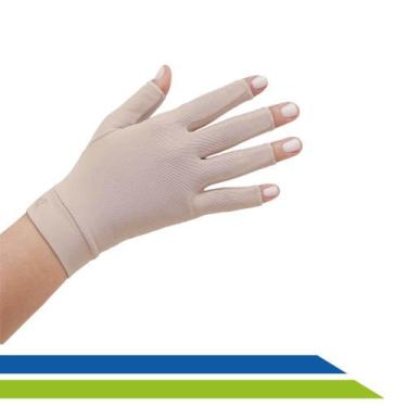 Imagem de Luva Curta Proteção Solar FPU50 UVA UVB Dedos Longos Antiderrapante De