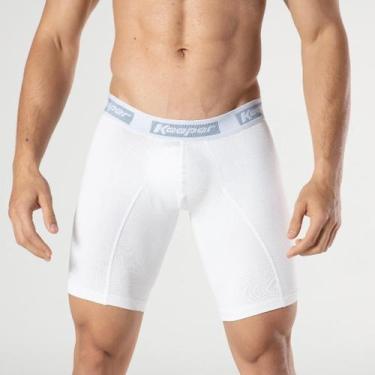 Imagem de Cueca masculina Boxer Long Leg Keeper Poliamida - Malhas Keeper, M, Br