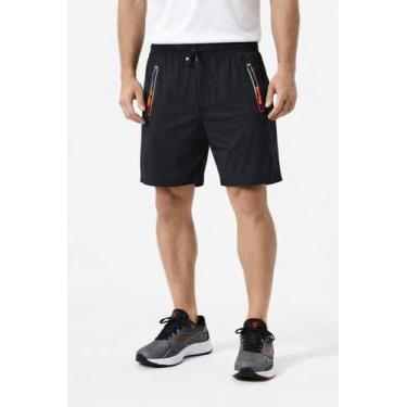 Imagem de Bermuda Masculina Performance Academia Tecido Premium Cor:PretoTamanho