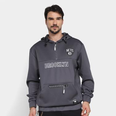 Imagem de Moletom NBA Brooklyn Nets C/ Capuz Masculino-Masculino
