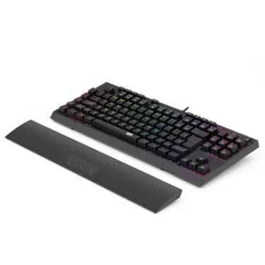 Imagem de Teclado Mecânico Gamer Redragon Vishnu K596, RGB, Chroma Mk.ii, Switch Red, ABNT2, USB-C, Preto