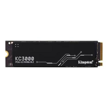 Imagem de SSD Kingston Kc3000 Gen4, 1024GB, M.2 2280 PCIe 4 NVME, Leitura 7000 MB/s E Gravação 6000 MB/s, Preto - Skc3000s/1024g