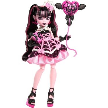 Imagem de Boneca Monster High Scary Sweet Birthday Draculaura com acesso.