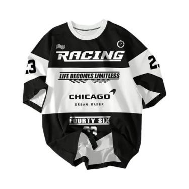 Imagem de Camiseta Masculina Leve E Respirável Com Impressão 3D Para O Verão, Ma