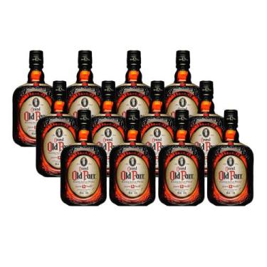 Imagem de Whisky Escocês 12 anos 1litro Caixa com 12 Unidades Old Parr