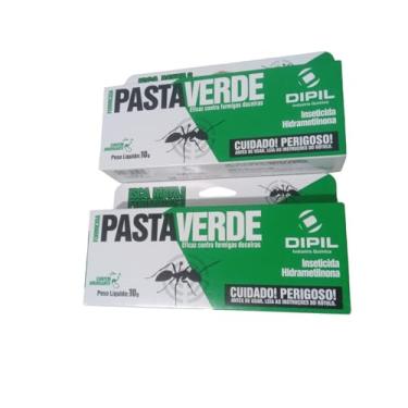 Imagem de PROMOCIONAL GEL PASTA VERDE 2 UNIDADE 10g CADA, MATA FORMIGA (O MELHOR)