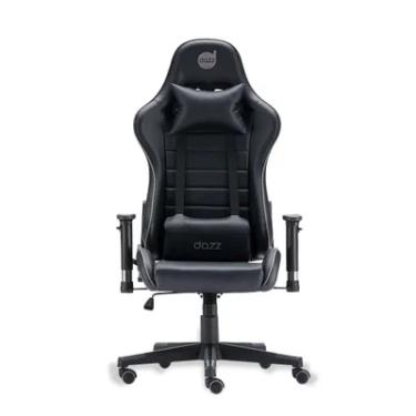 Imagem de Cadeira Gamer Dazz Primex V2, Pistão Classe 4, Ajuste Até 180º, Preto/Cinza - 62000154