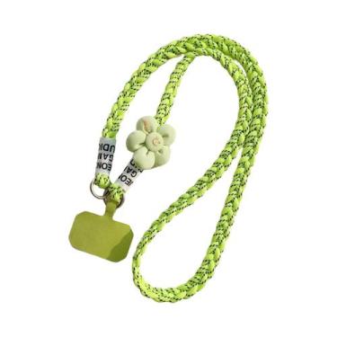 Imagem de Cordão De Pulso Feminino Moderno Trançado Para Celular, Antiperda E An