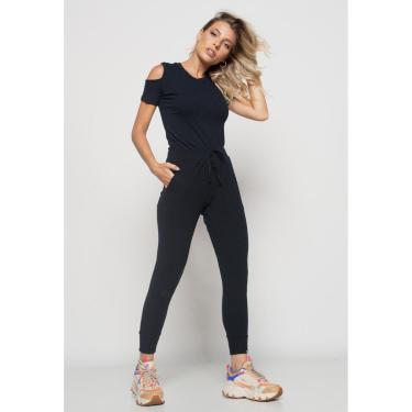 Imagem de Conjunto Salvatore Comfy Com Blusa Ombro Vazado e Jogger Feminino-Feminino