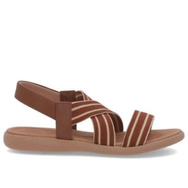 Imagem de Sandália Rasteira Fem C/ Elástico Anatômica Usaflex AF140310 Cor:;Tamanho:36-Feminino