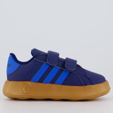Imagem de Tênis Adidas Grand Court 2.0 Azul Infantil-Unissex