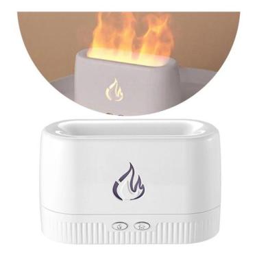 Imagem de Difusor Aromatizador Umidificador Chamas Ar Óleos Essenciais - Flame