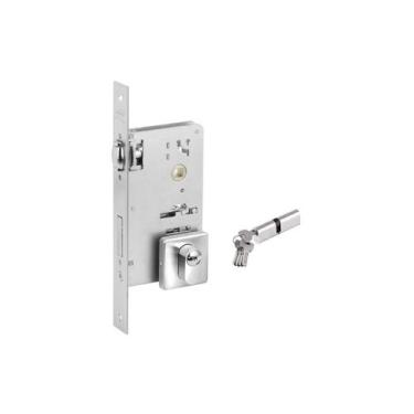 Imagem de Fechadura rolete pivotante imab 4700 quadrada acetinado escovado cilin