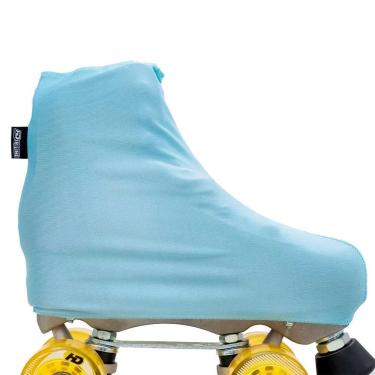 Imagem de Capa Polaina para Patins Quad Tradicional com Proteção Contra Arranhões em Lycra Azul H...