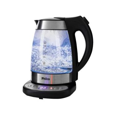 Imagem de Chaleira Elétrica Digital Glass 1,7L PCHD Philco Painel Digital Com Co