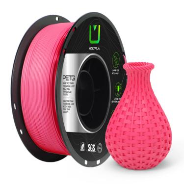 Imagem de Filamento Petg Rosa 1kg Multfila Para Impressora 3D 1.75mm