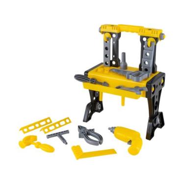 Imagem de Kit de Ferramentas de Brinquedo Mega Oficina - 10 Peças Samba Toys