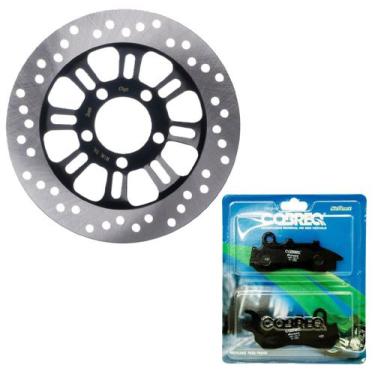Imagem de Kit Disco de Freio Dianteiro Honda Titan Cg 160 Combi Brake 2018-2024 