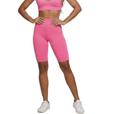 Imagem de Bermudão Suplex Liso Vekyo Roupa Para Academia Treino Moda Fitness Feminina Musculação-...