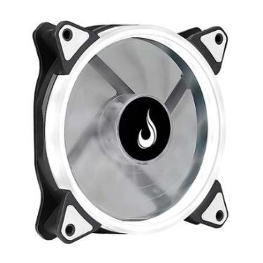 Imagem de Ventoinha Rise Mode Galaxy Led, 120mm, Branco - RM-FN-01-BW-Unissex