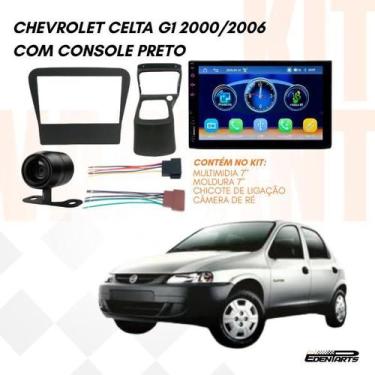 Imagem de Kit Multimidia 7 MP5 Espelhamento Camera Moldura Celta Conector - M7