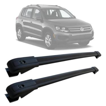 Imagem de Rack De Teto Travessa Volkswagen Tiguan 2008 a 2017 Aluminio MN-125 Pr