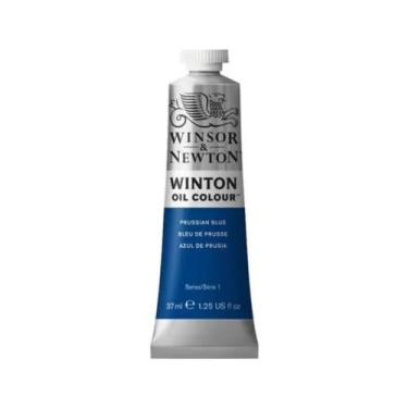 Imagem de Tinta Oleo Winton 37ml Winsor & Newton Sr1 Escolha Cor, PRUSSIAN BLUE