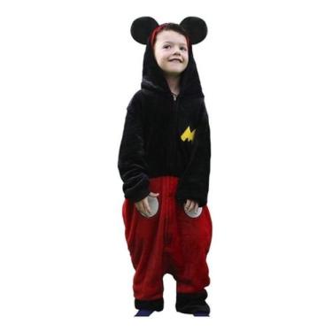 Imagem de Macacao Kigurumi Infantil Pijama Fantasia Mickey Disney - Zona Criativ