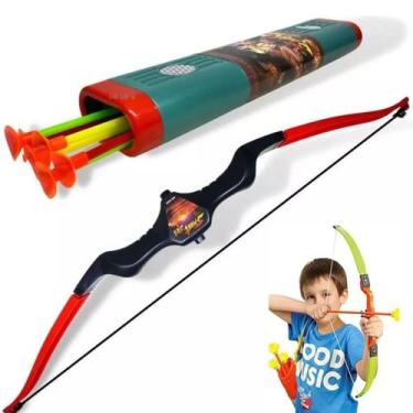 Imagem de Arco Infantil Com Bolsa Aljava E Dardos Divertidos - JAY